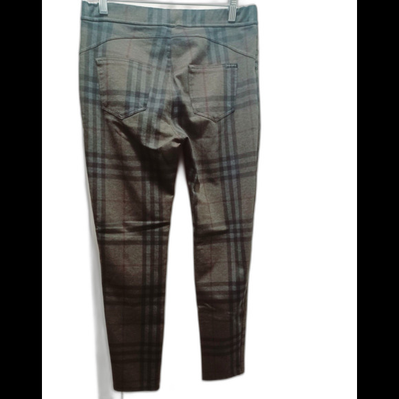 Womens Sanctuary stretch Gray Multicolor plaid pull-on pants size Large - Picture 3 of 9
